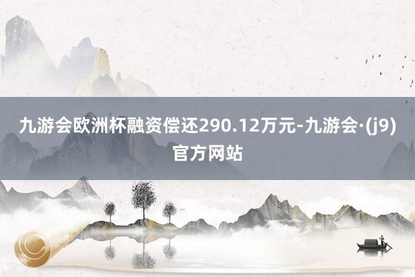 九游会欧洲杯融资偿还290.12万元-九游会·(j9)官方网站